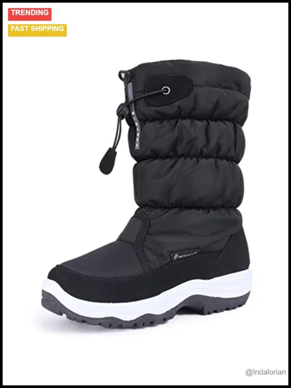 Women's Waterproof Winter Snow Boots Fur Lined Anti-Slip Cold Weather Boots